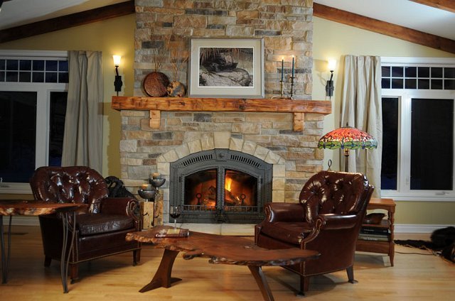 Reclaimed Beam Room