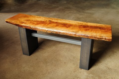 Cherry and Steel With Ash Base