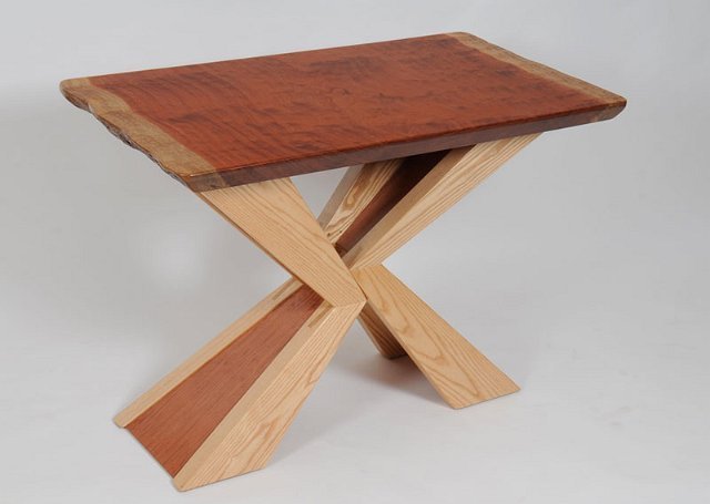 Bubinga and Ash Table